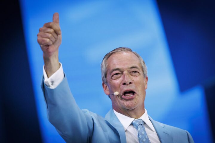 Nigel Farage, cap del partit ultradretà Reform UK (fotografia: Efe / EPA / Tolga Akmen).