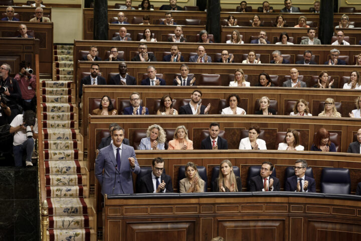 Un moment de la sessió de control al govern espanyol (fotografia: EFE / Rodrigo Jiménez).