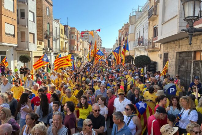 L’independentisme tornar a sortir al carrer i referma la fortalesa del moviment a Amposta