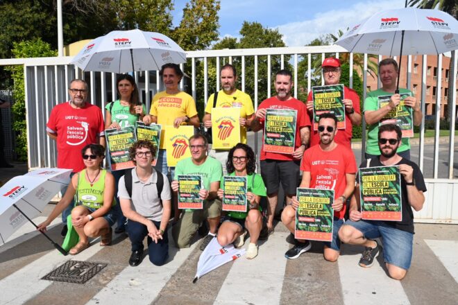 Els sindicats adverteixen que el Consell atia el conflicte educatiu