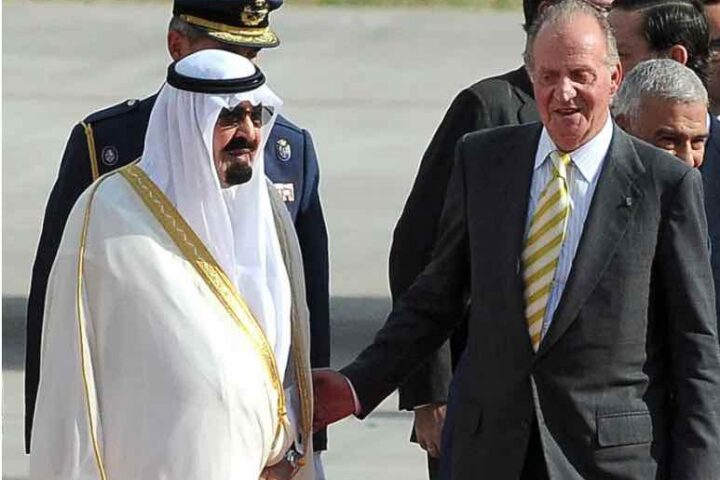 Els reis Abdullah i Juan Carlos, a Madrid