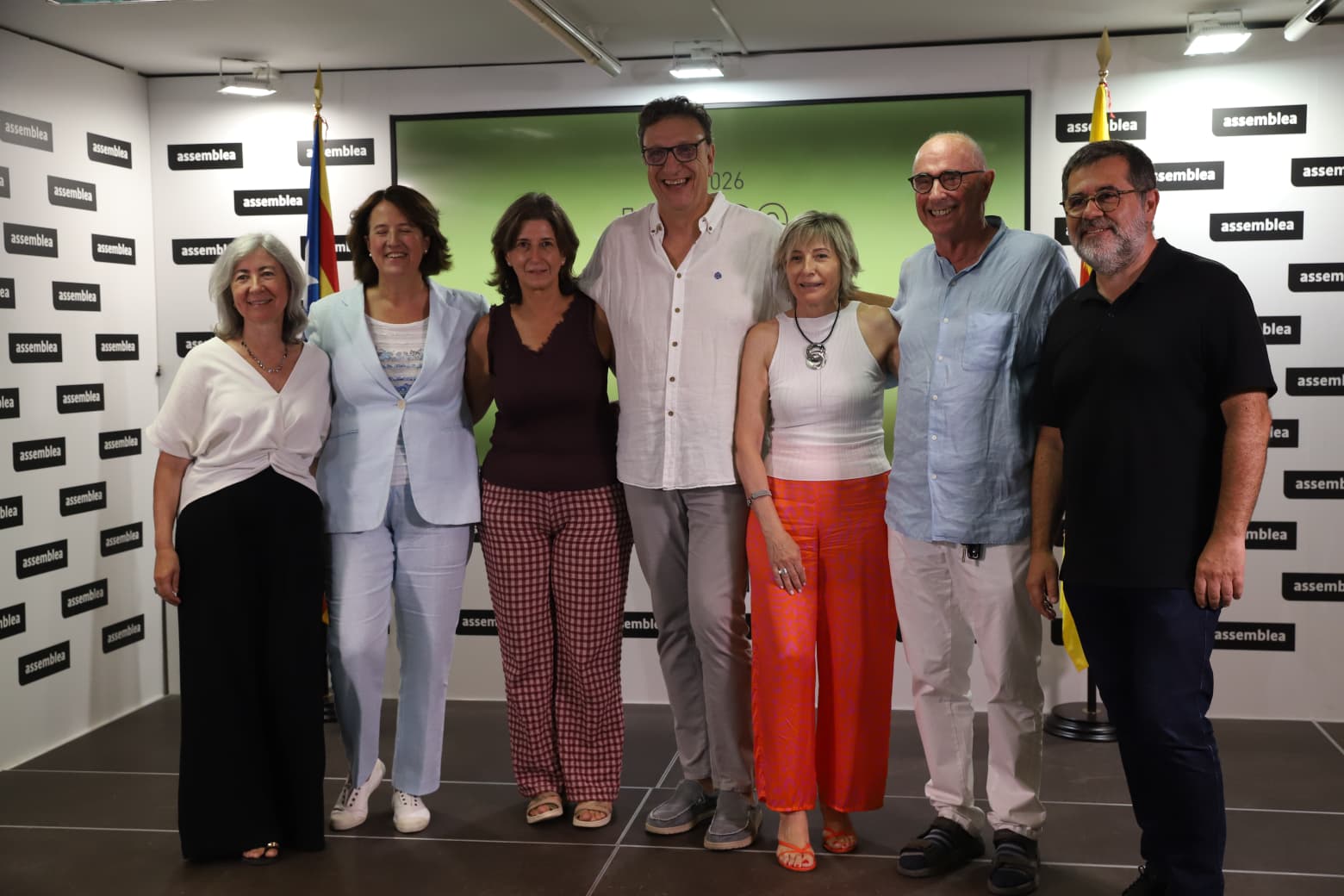 L'ANC escenifica el retrobament dels diferents accents de l'independentisme reunint tots els seus presidents