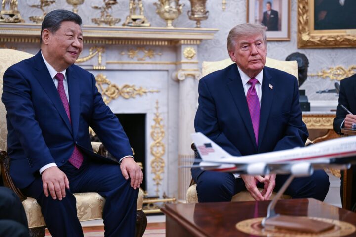 Xi Jinping i Donald Trump a la Casa Blanca.