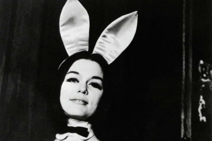 Steinem, vestida de conilleta Playboy (fotografia: The Washington Post).