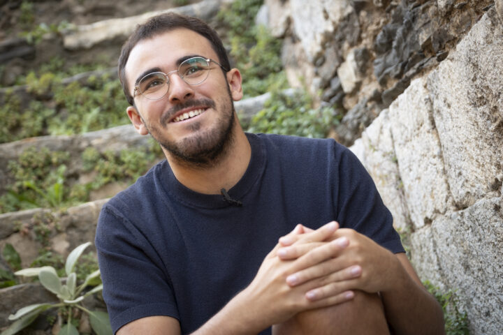 Pol Viñas, fa uns dies a Pardines (Ripollès). (Foto: Adiva Koenigsberg)