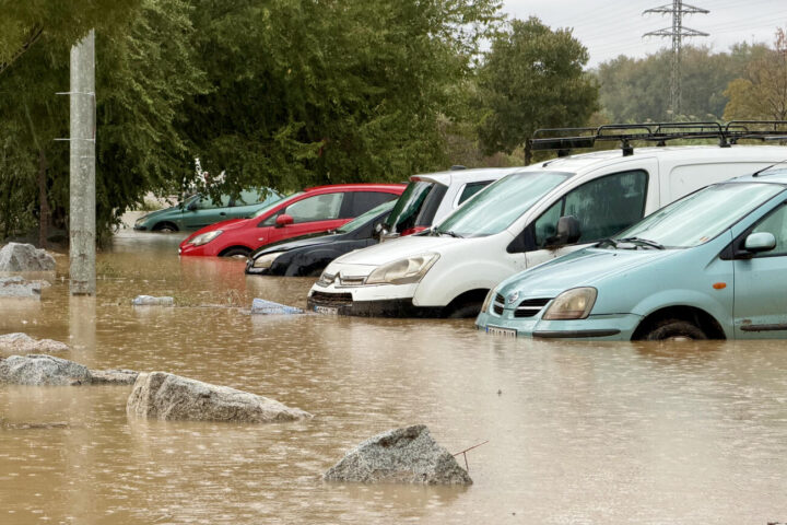 La pluja intensa s'acarnissa a Granollers