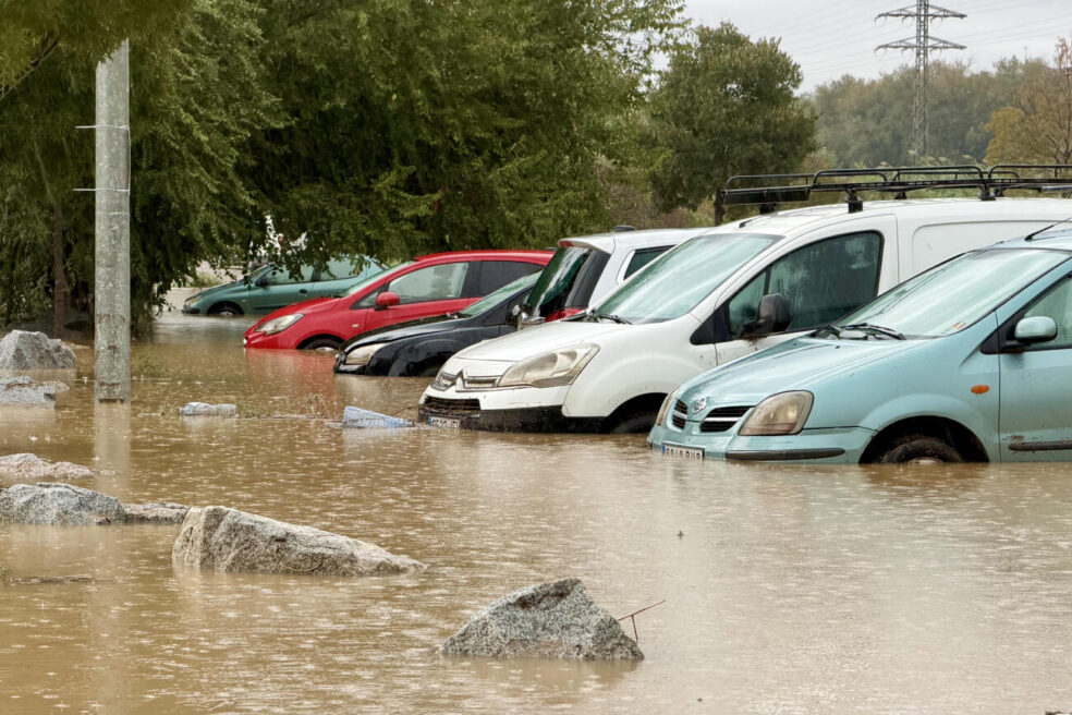 La pluja intensa s’acarnissa a Granollers