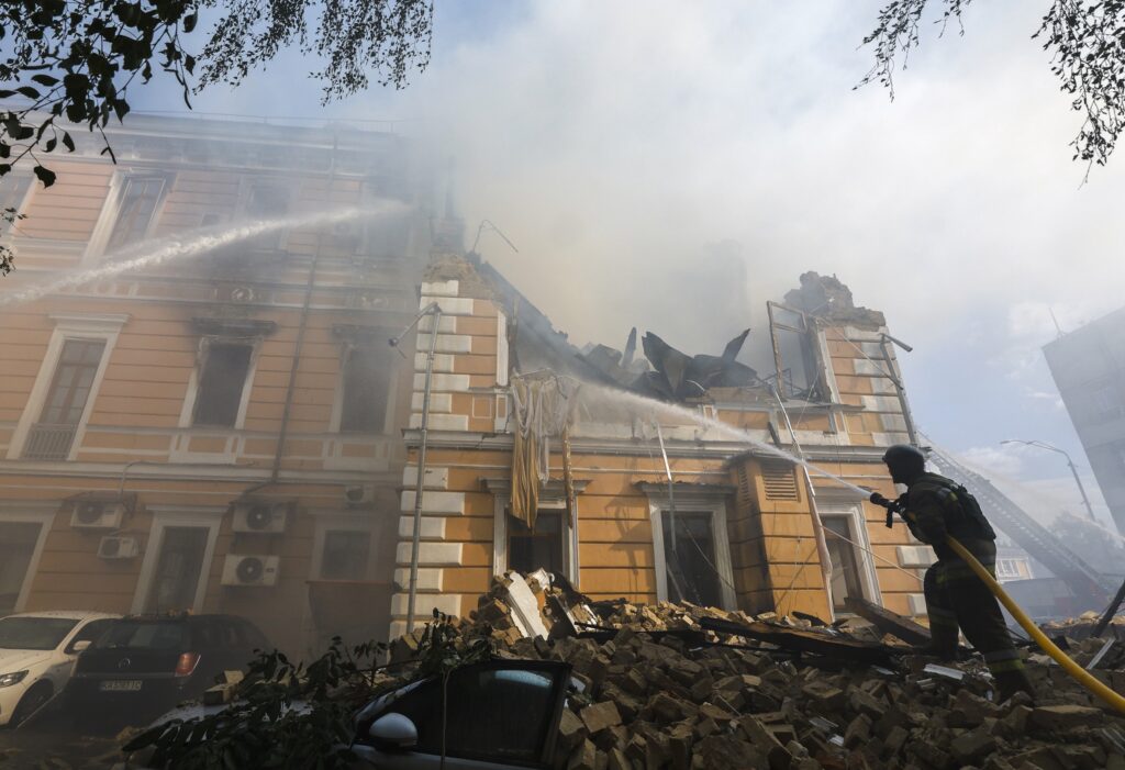 Els drons russos d’última generació converteixen Kíiv en una zona de guerra