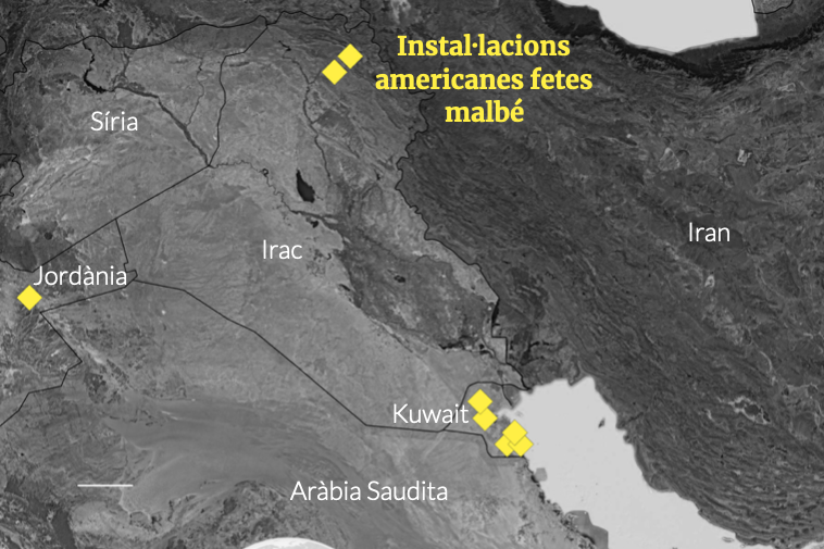 “Estem a la defensiva”: les imatges que contradiuen el discurs de Washington sobre els atacs de l’Iran al Llevant