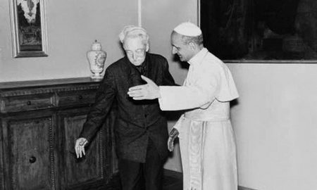 Maritain amb el papa Pau VI