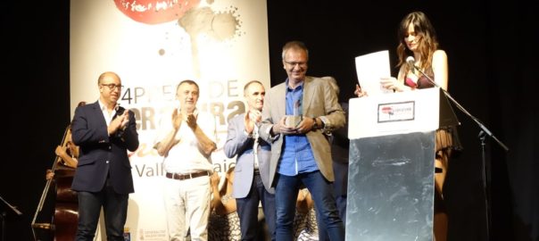 L'escriptor Jordi Portals va guanya el 24è Premi Literari La Vall d'Albaida