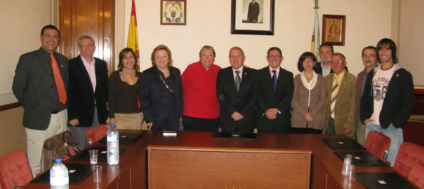 Paco Muñoz en l'acte de lliurament de la Medalla d'Or de Bocairent