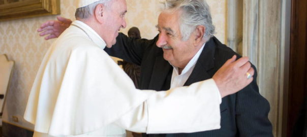 El papa Francesc amb Pepe Múgica