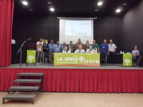 8è congrés comarcal de la Unió de Llauradors i Ramaders, celebrat en 2014 a Fontanars dels Alforins