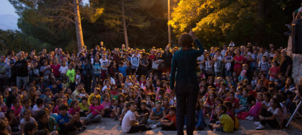 Almudena Francés la NIt de Contes de Cocentaina. Fotografia: Diània.tv