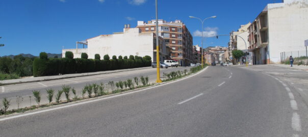 Avinguda de la Diputació de l'Olleria (Imatge d'arxiu)