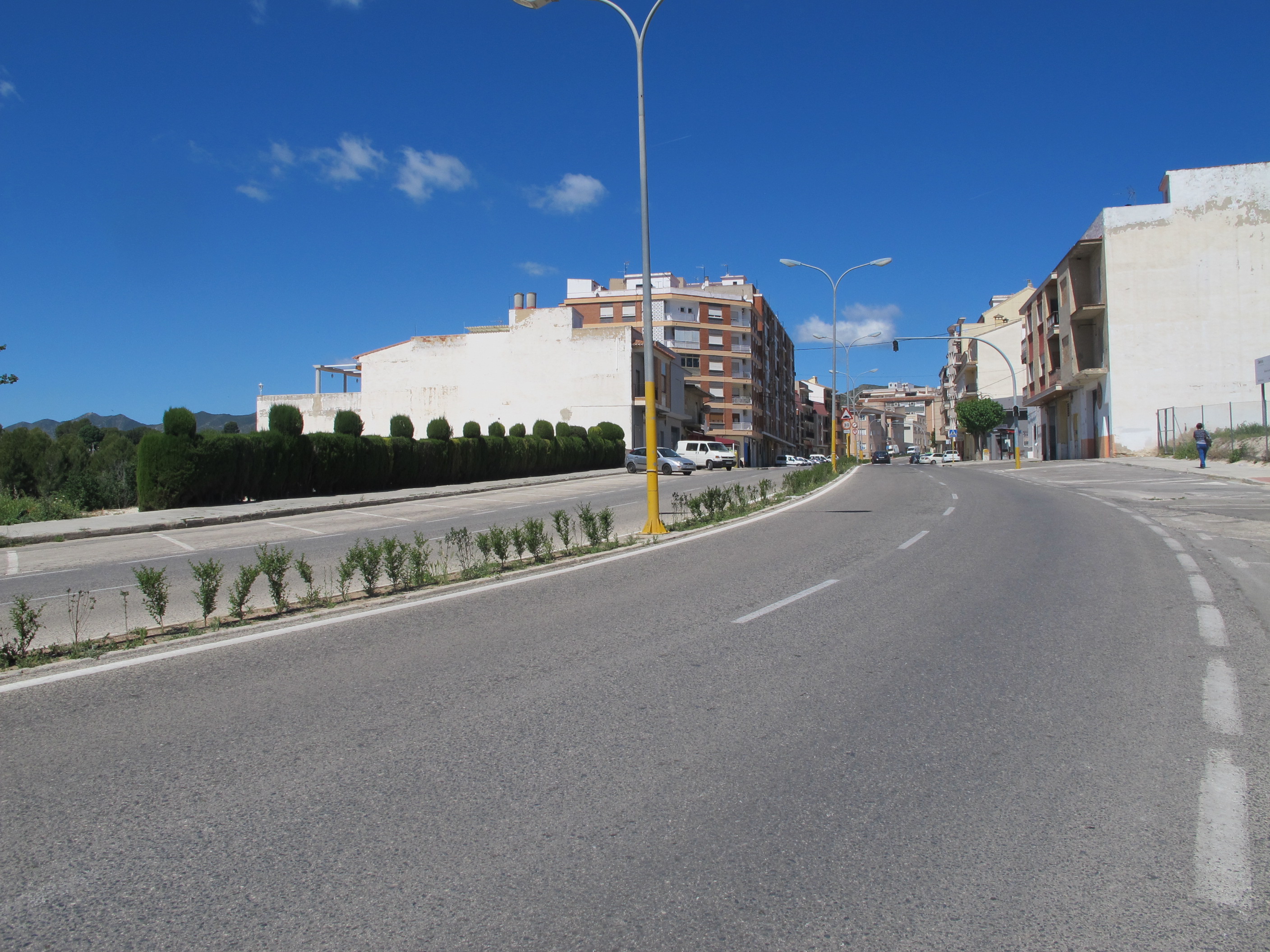 Avinguda de la Diputació de l'Olleria (Imatge d'arxiu)