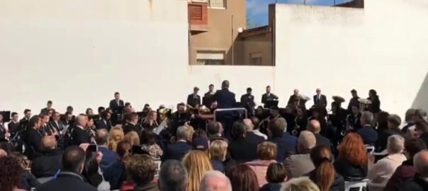 Estrena del pasdoble 'Carmen Alborch' diumenge passat a Castelló de Rugat