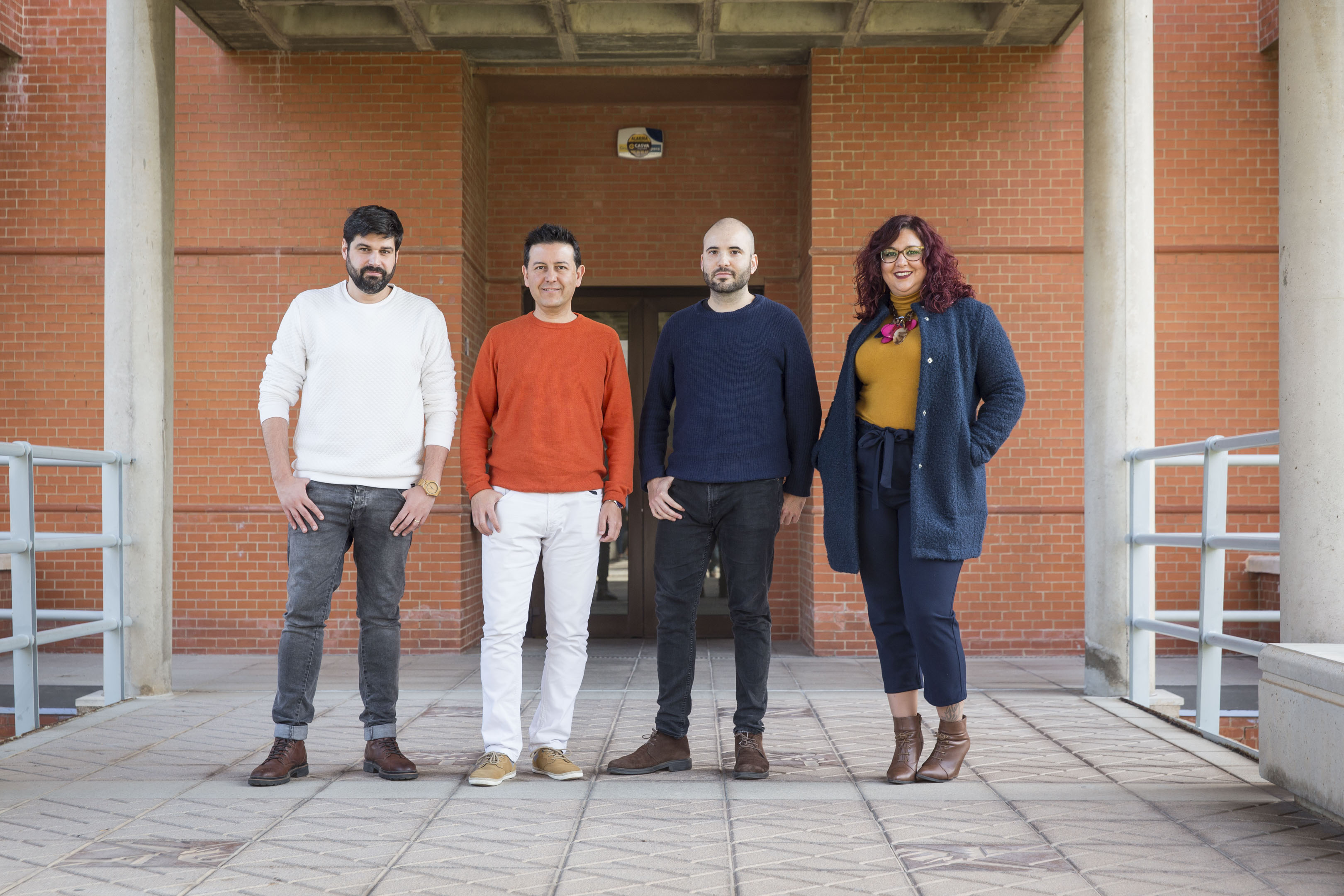 Abel Soler (segon per l'esquerra) amb la resta de membres del projecte. Fotografia: uji.es