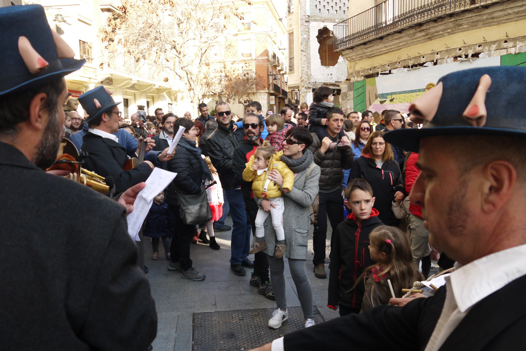 Festa de benvinguda a l'Home dels Nassos l'any passat