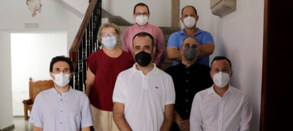 Saül Gómez en la recepció a l'Ajuntament de Llíria