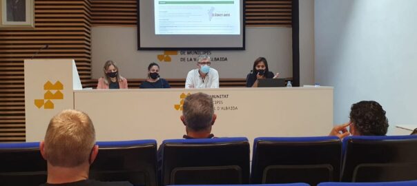 Presentació del programa Itinerant a la seu de la Mancomunitat de Municipis de la Vall d'Albaida