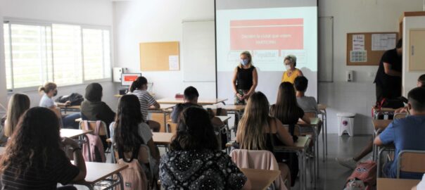 Enguany s'han fet tallers formatius als instituts sobre el procés participatiu