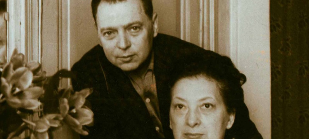 Amalio Juan amb la seua companya i representant Paulette Well (Fotografia: Arxiu fotogràfic de la Biblioteca Degà Ortinz i Sanz d'Aielo de Malferit)
