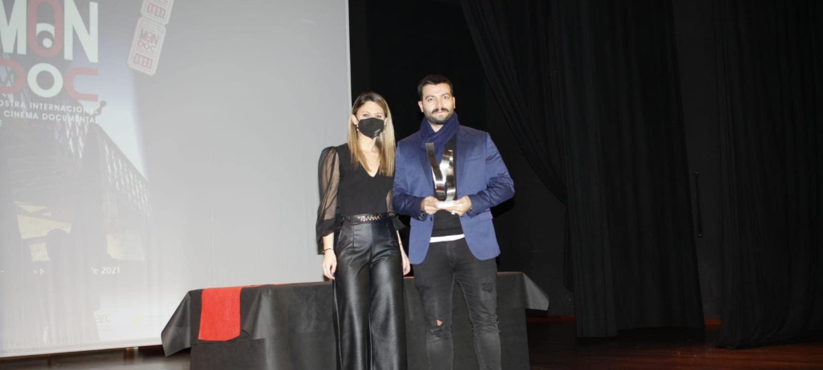 Pablo de la Chica va recollir el premi al millor curt i el del públic
