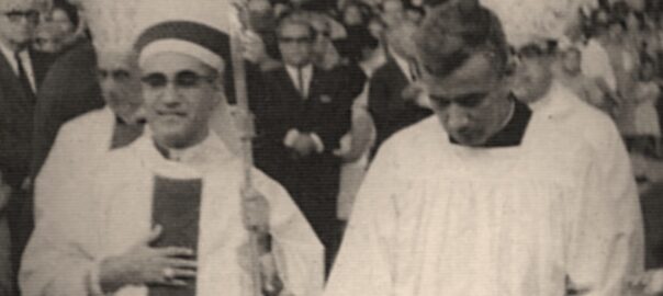 L'arquebisbe Romero amb el P. Grande