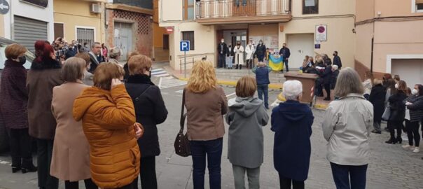 Concentració contra la guerra a Ucraïna
