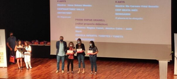 Lliurament Premi Sambori comarcal a Benigànim 2021 (Fotografia: Mancomunitat Vall d'Albaida)