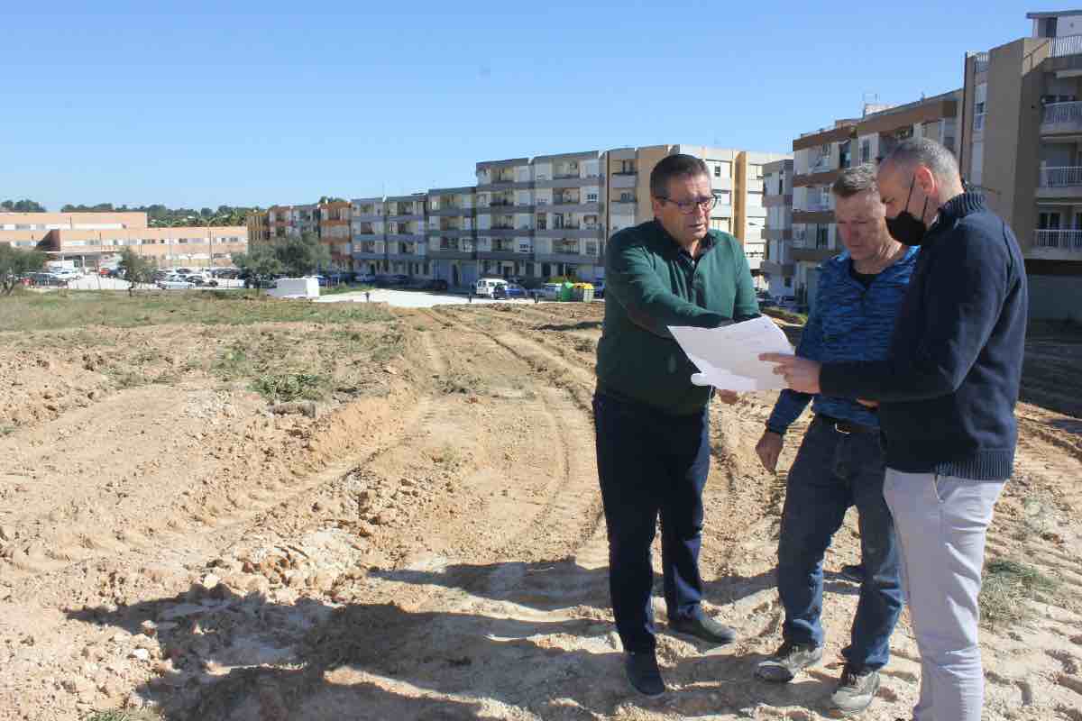 Imatge d'arxiu de la obres de l'aparcament de Sant Rafel